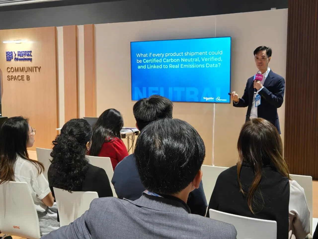 'one-click' carbon neutralisation solution at Hong Kong Fintech Week 2025